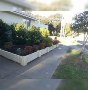 Wood Grain Concrete Sleepers