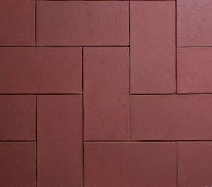 Sample: Earth Clay Pavers Firestone Red