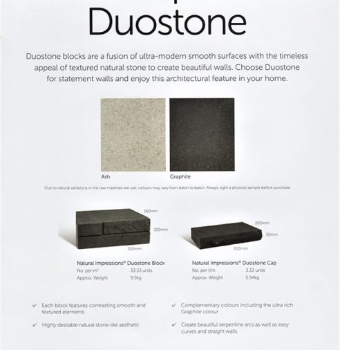 Sample: Natural Impression Duostone