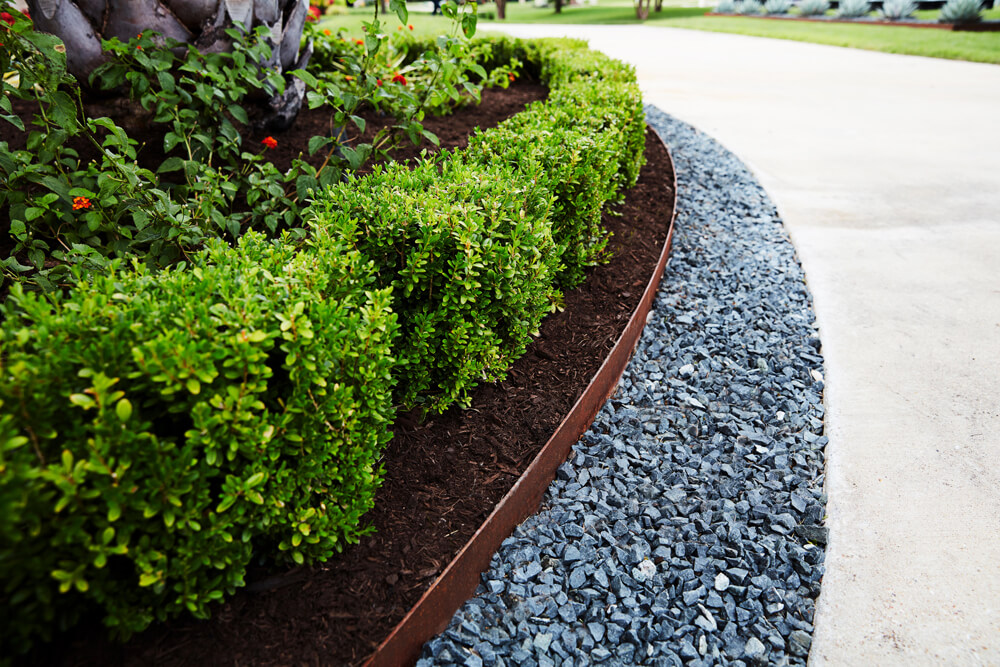 Landscaping Edging For Beginners Using Hedges And Pavers To Edge Your Yard